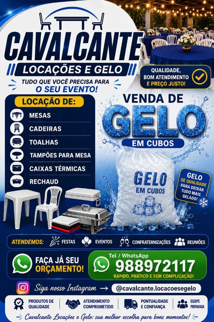 CAVALCANTE LOCAÇÕES E GELO - Foto 3
