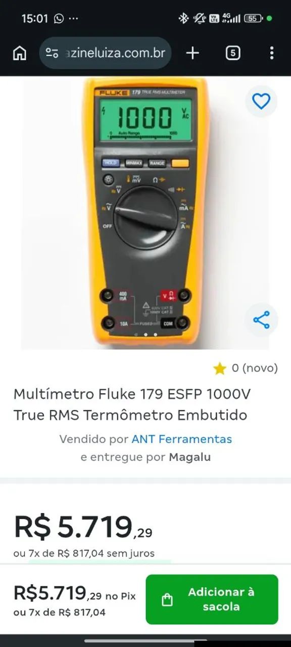 Multímetro Fluke  - Foto 3