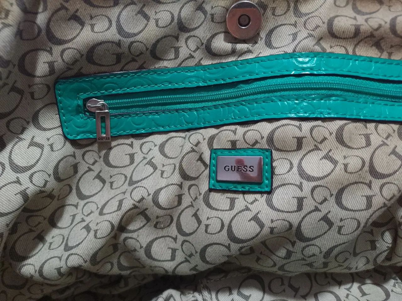 Bolsa guess verde original  - Foto 3