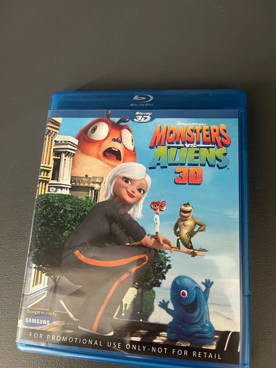 Blu-ray 3D Monstros vs. Alienígenas - Original DreamWorks
