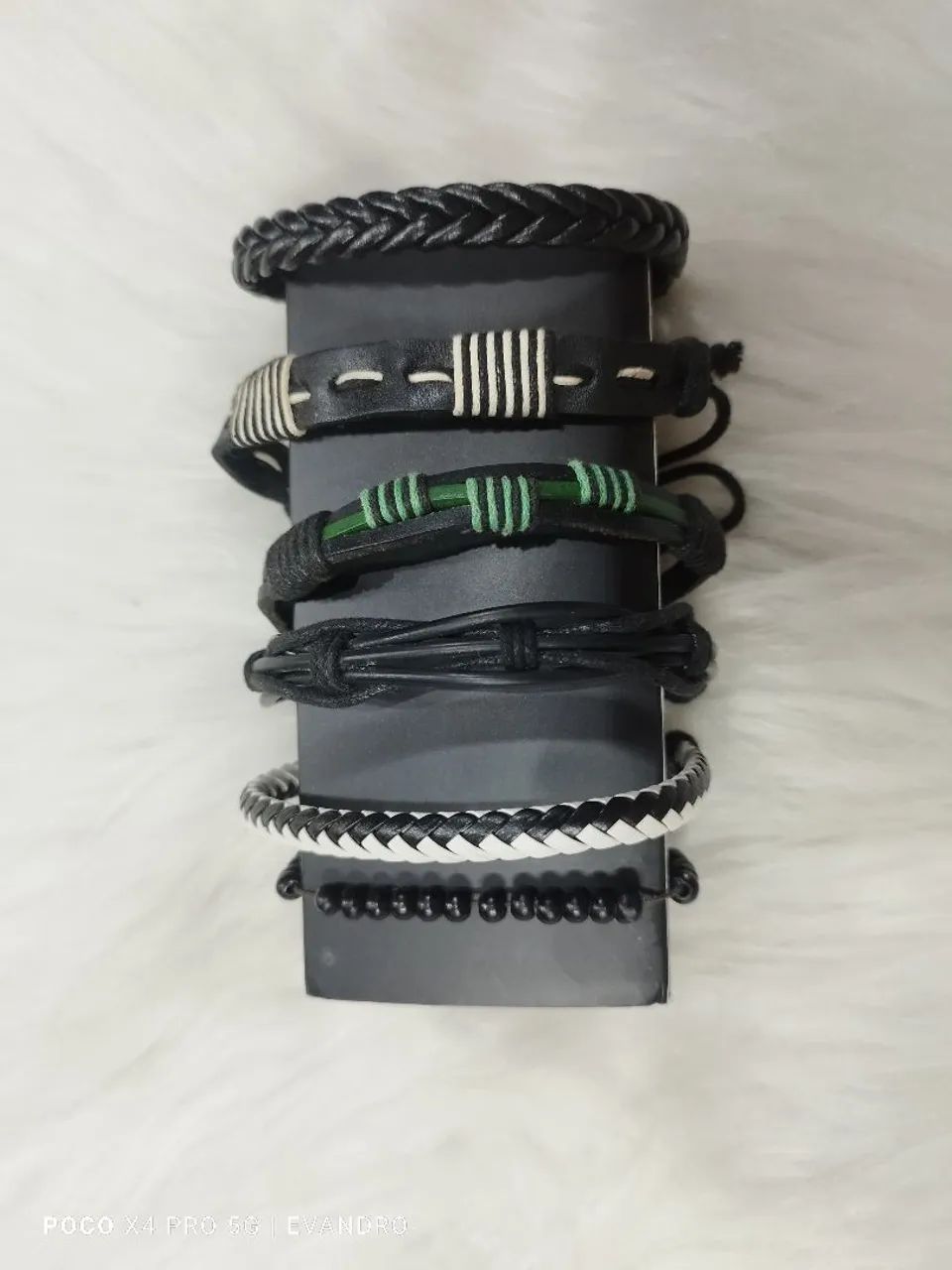 Lote de pulseiras em couro  - Foto 3