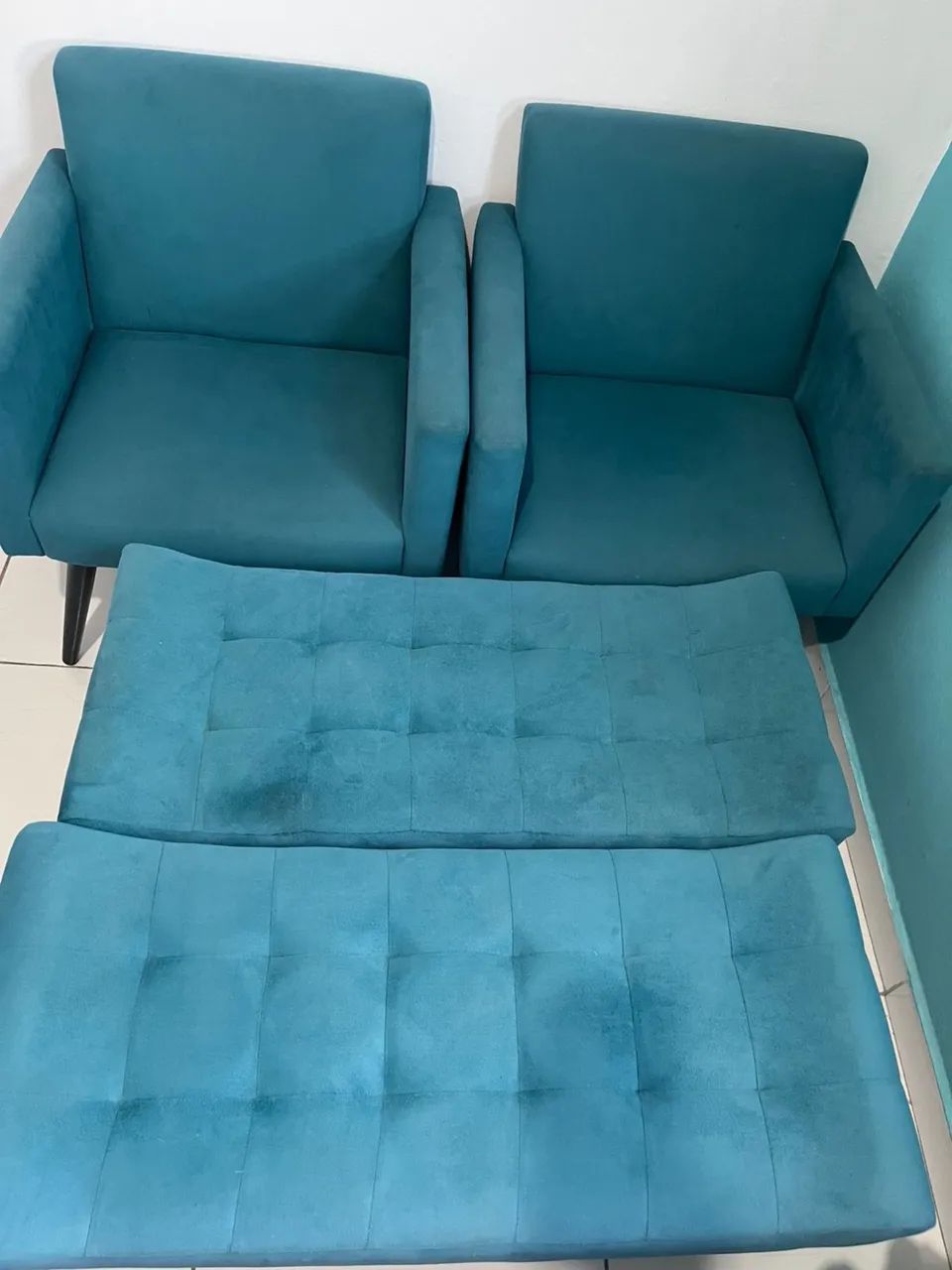 02 Poltrona + 02 Puff - Foto 5