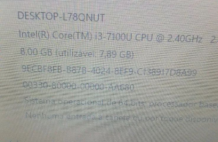 Notebook HP i3-7100u 2.4ghz Ssd .m2 120Gb 8gb Ram Ddr4 3200Mhz - Foto 5