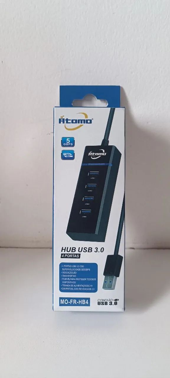 Hub 4 portas USB 3.0