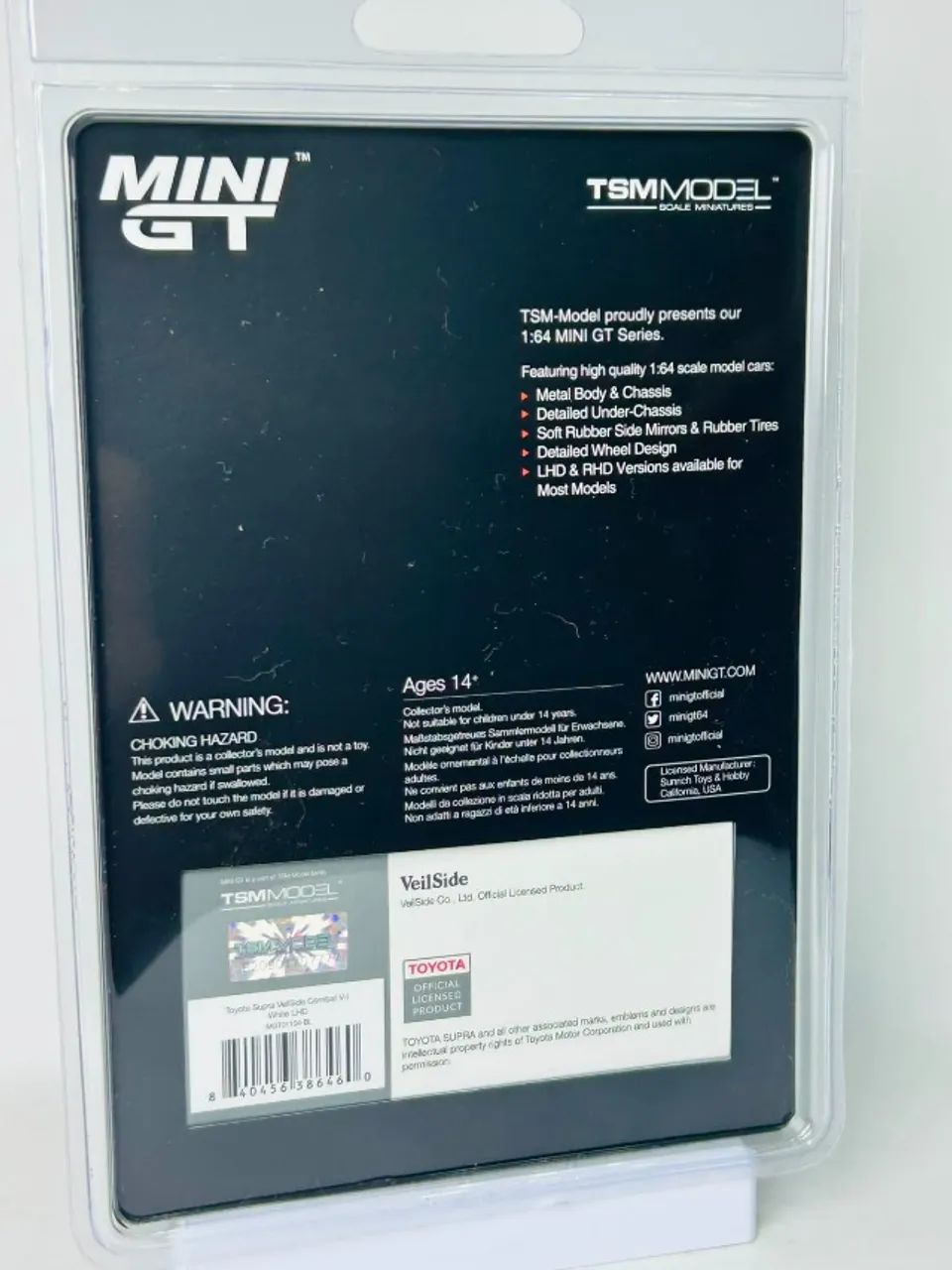 Mini GT Toyota Supra VeilSide Combat V-I - White - 1:64 - Foto 4