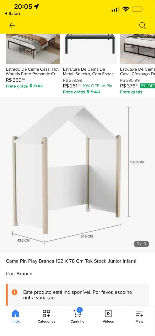 Cama tok stok criança  - Foto 3
