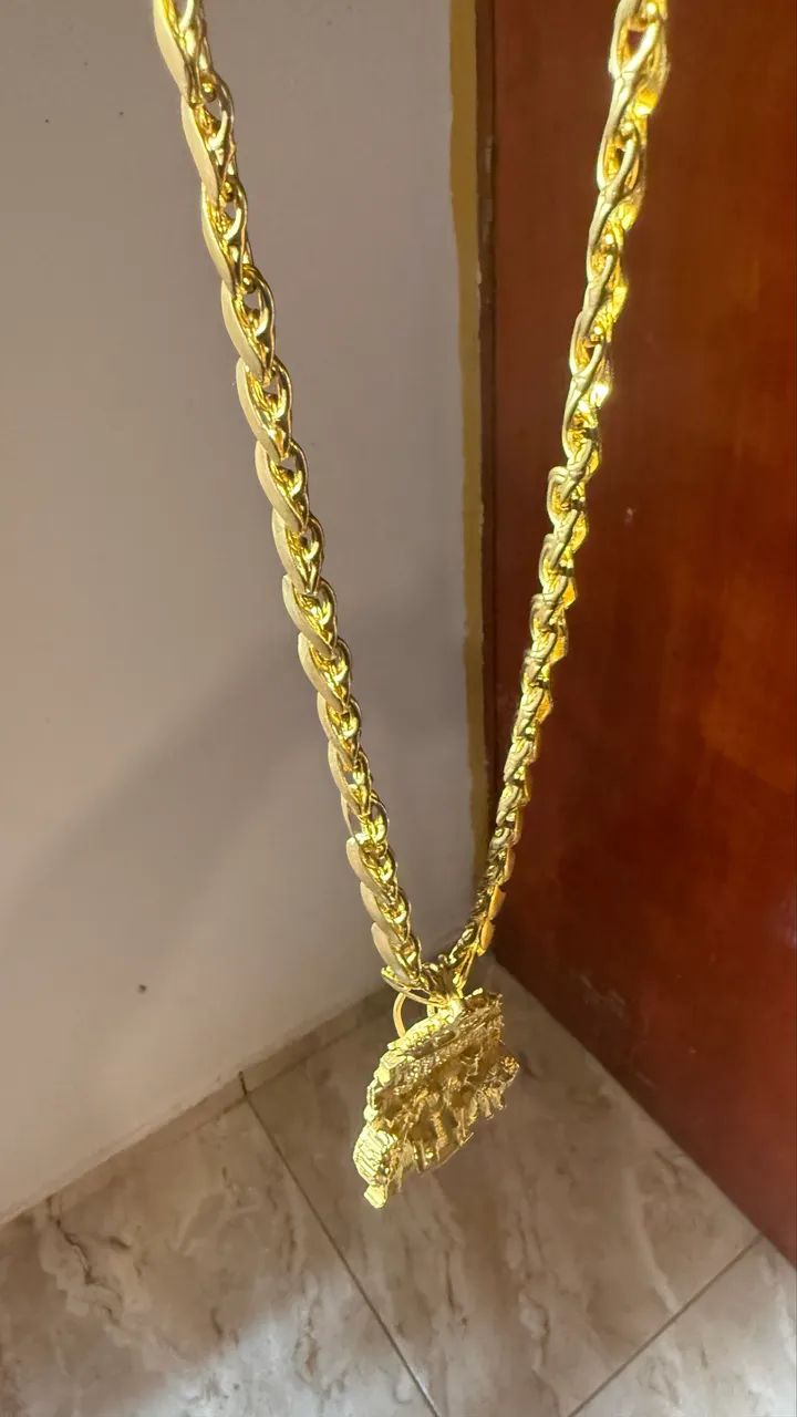 Cordão banhado 18k Ouro