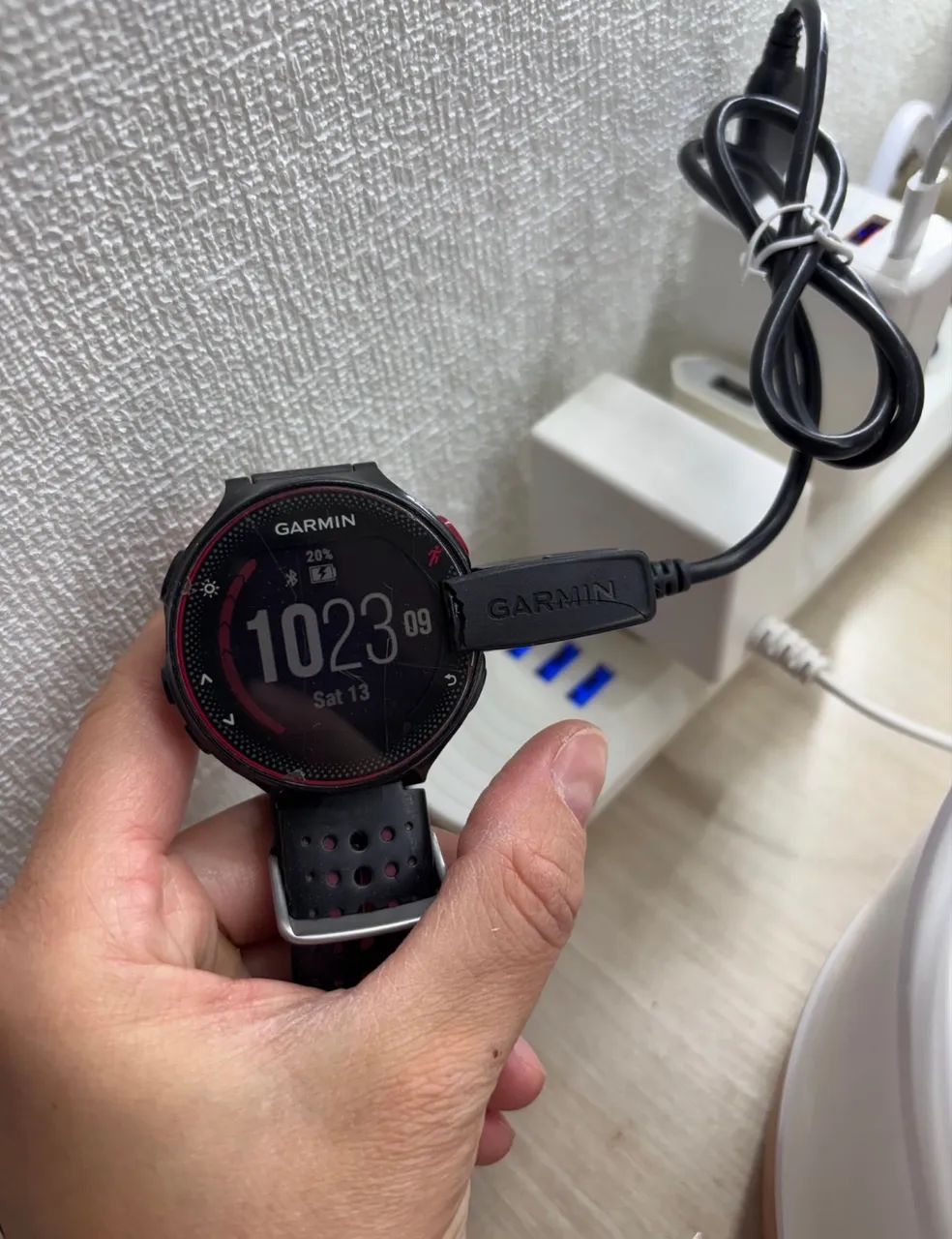 smartwatch garmin forerunner 235 preto - Foto 2