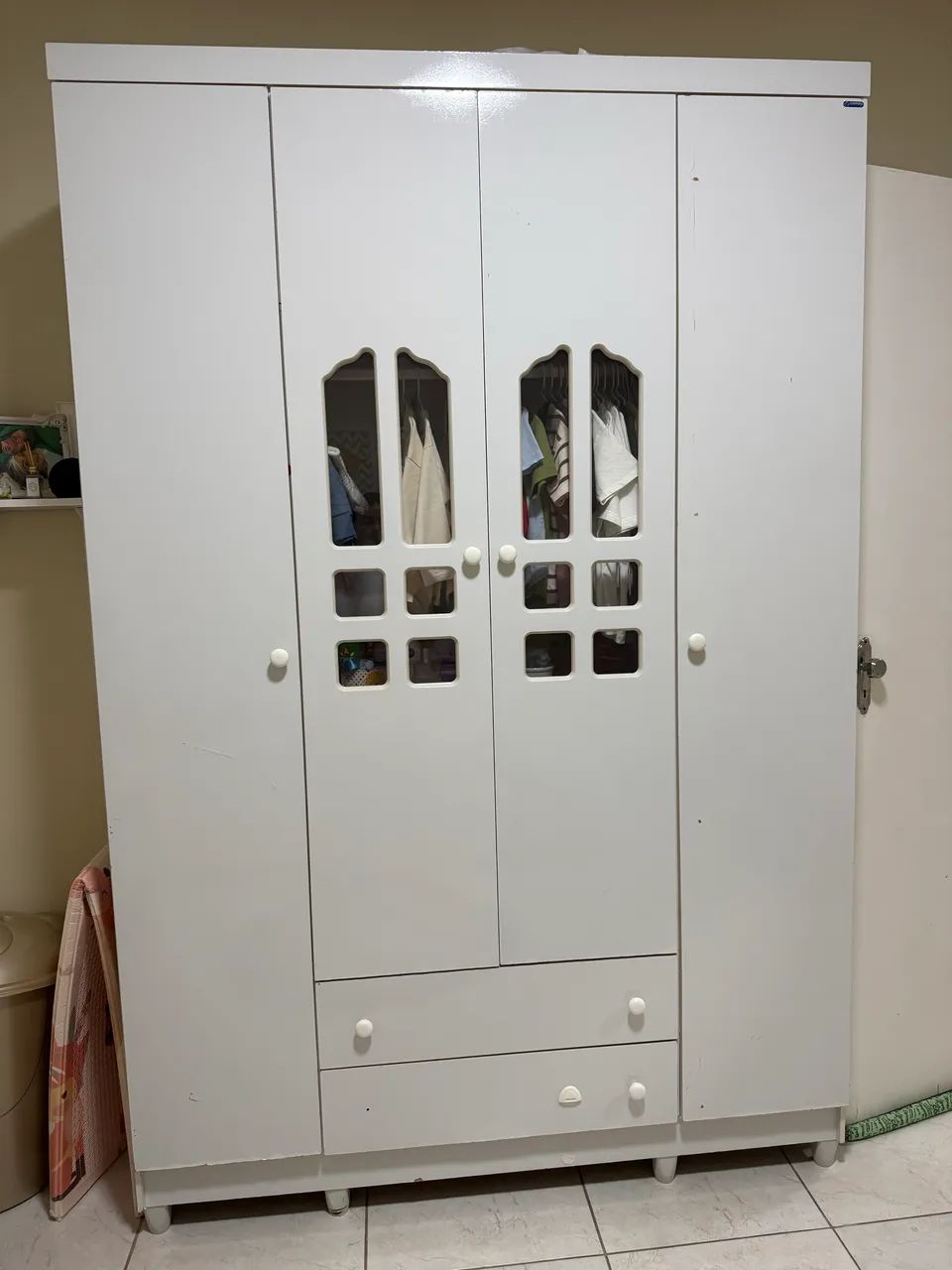 Guarda roupa infantil 4 portas  - Foto 2