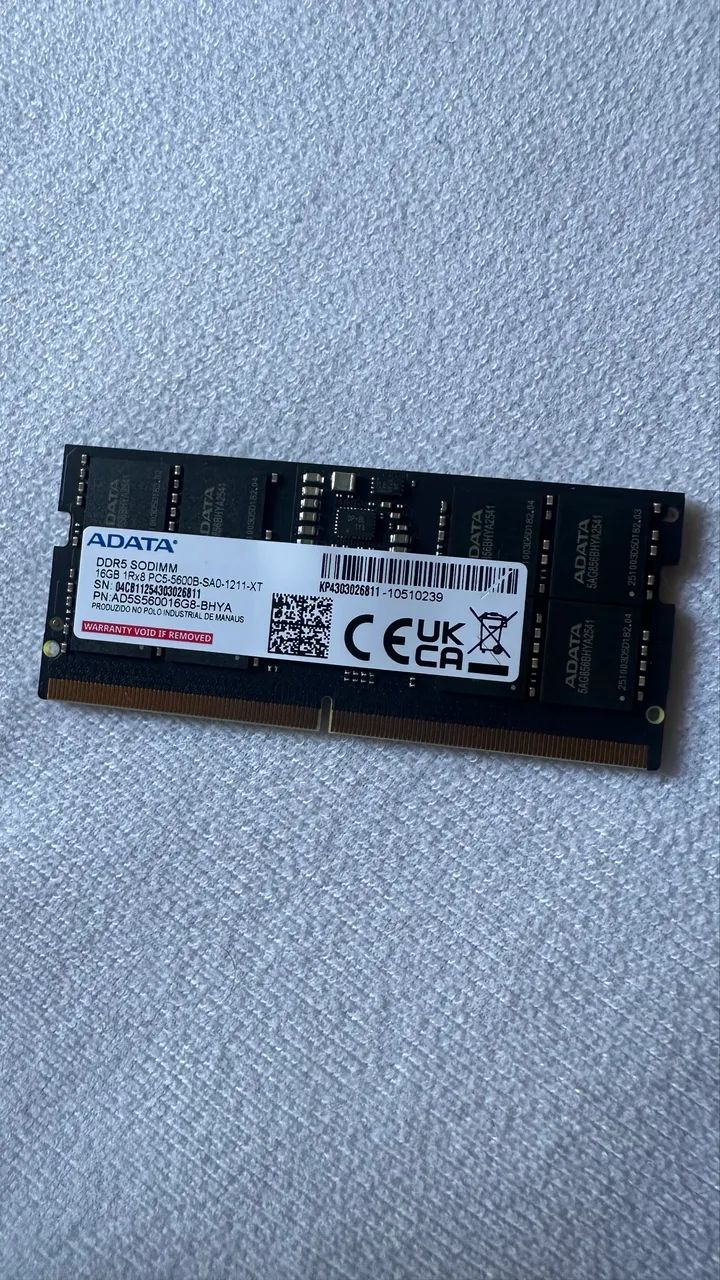 Memoria ram 16GB ddr5 5600