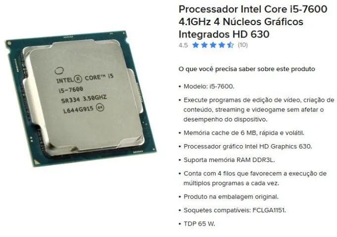 Intel 7600 LGA1151 3.50GH - Foto 2