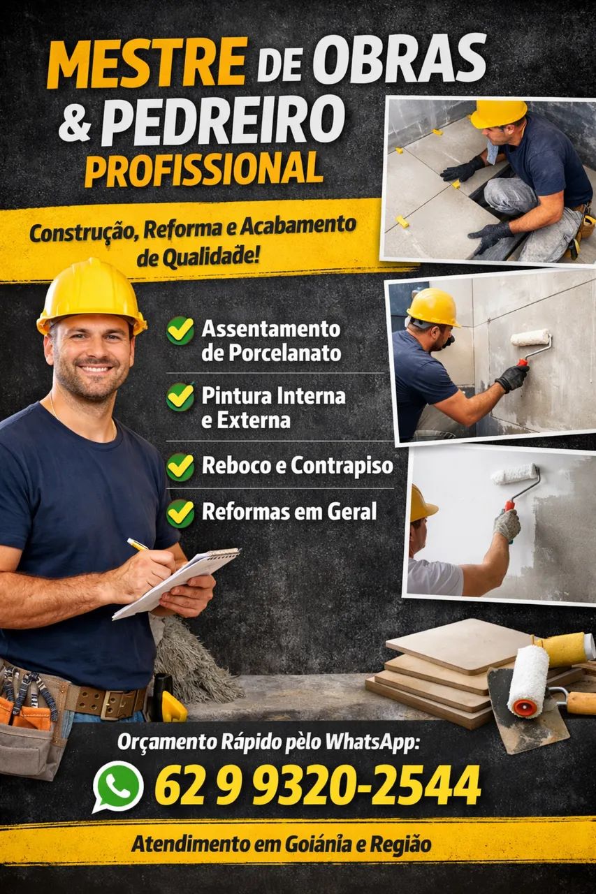 Mestre de obras pedreiro 