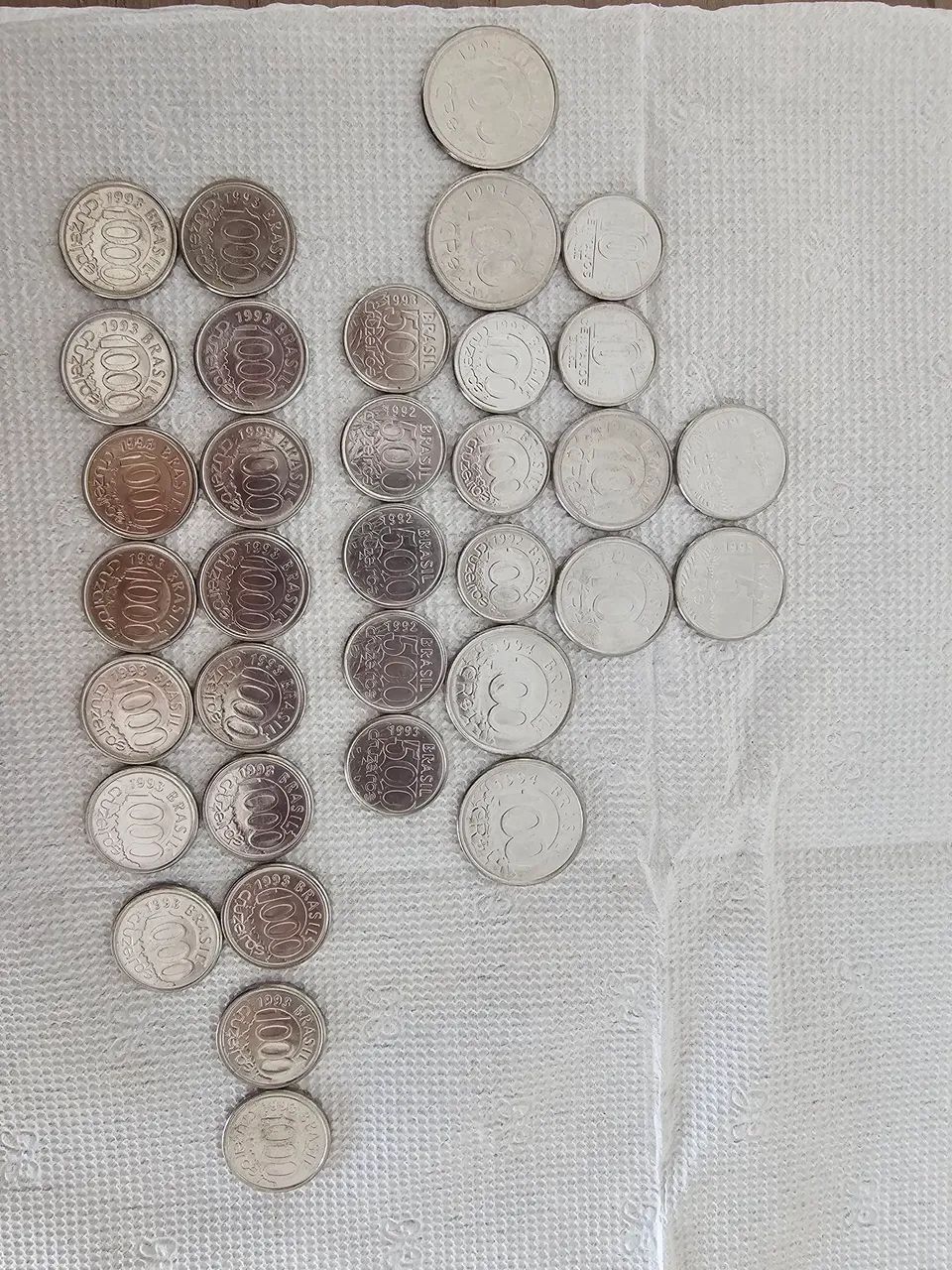 Moedas Cruzeiros Brasil - Foto 2