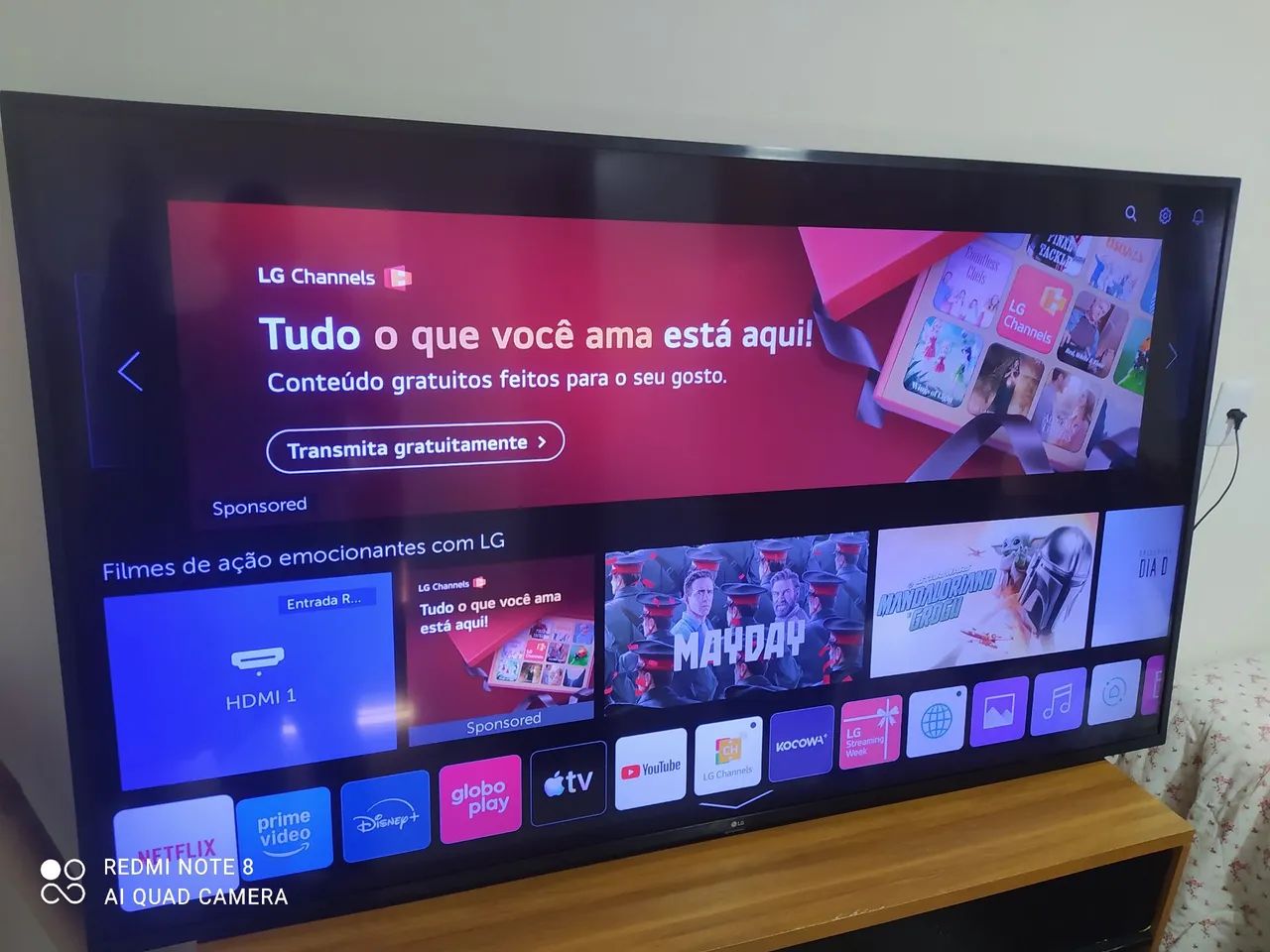 Tv smart LG 70 polegadas 4k perfeito estado 