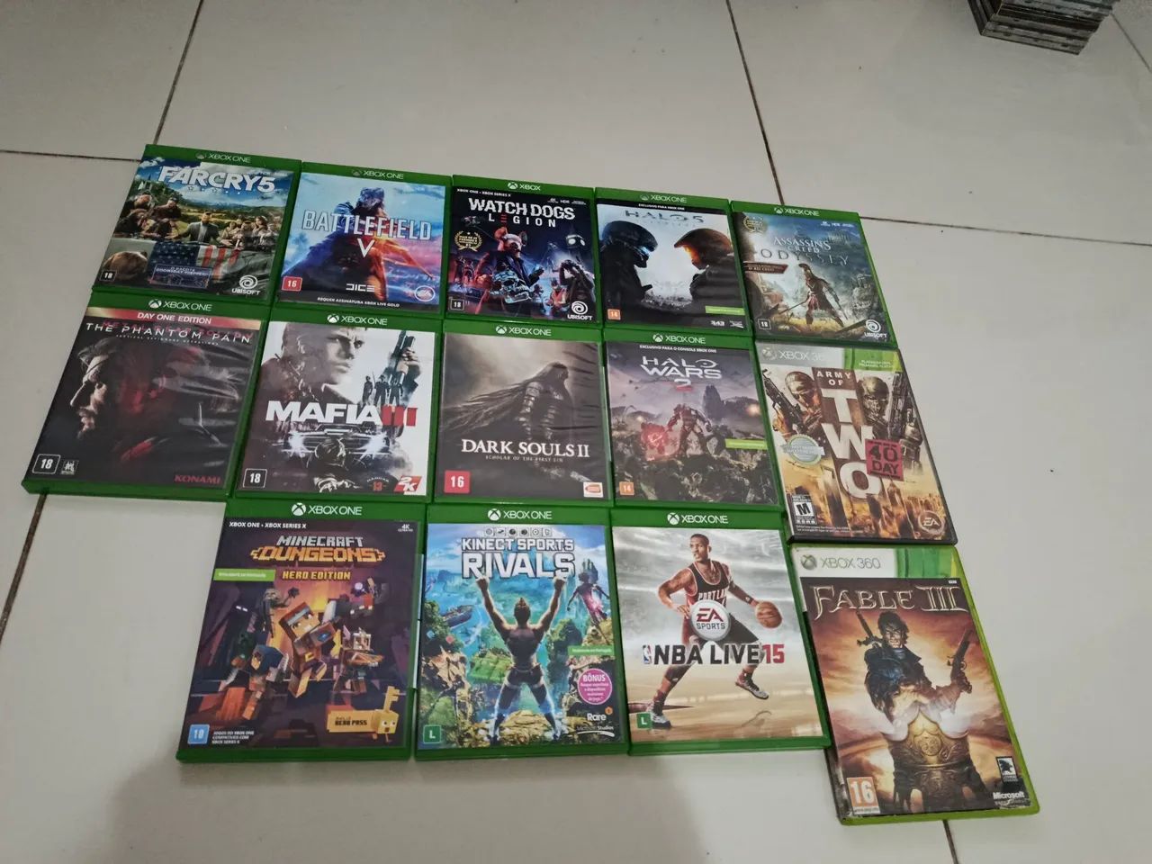 Jogos Xbox One e Xbox 360