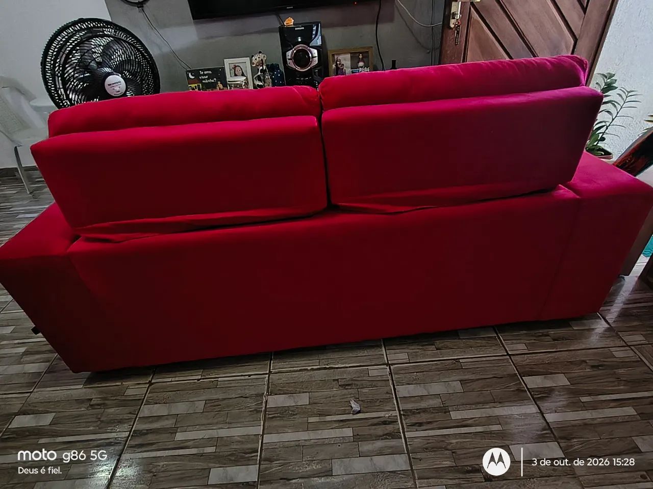 Sofá reclinável e retrátil 2 m - Foto 3