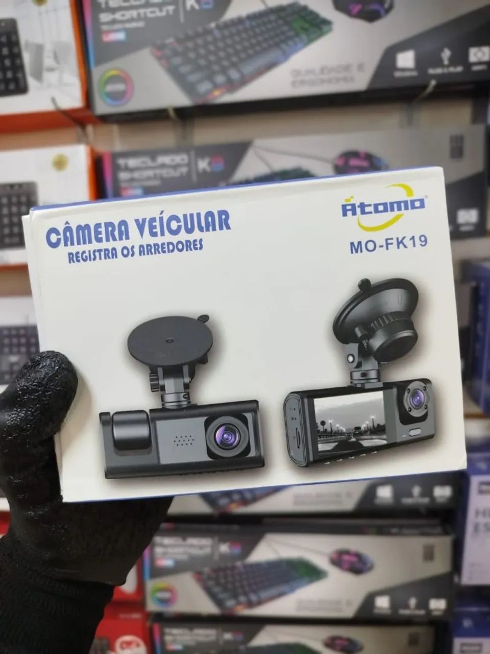 Câmera Veicular (Dash Cam) 3 Lentes