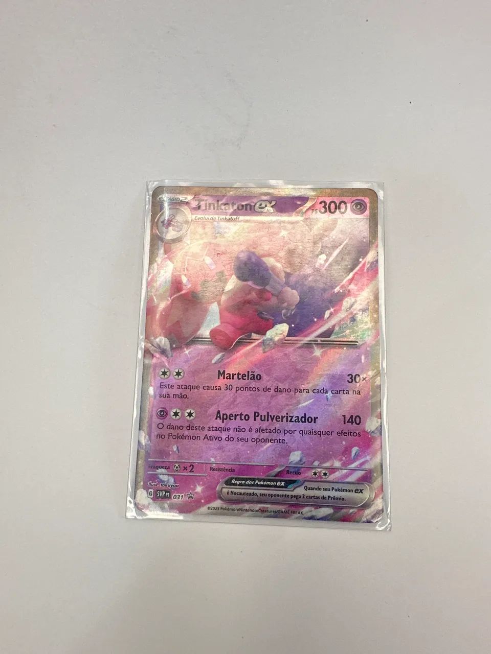Carta Pokémon Tinkaton ex 