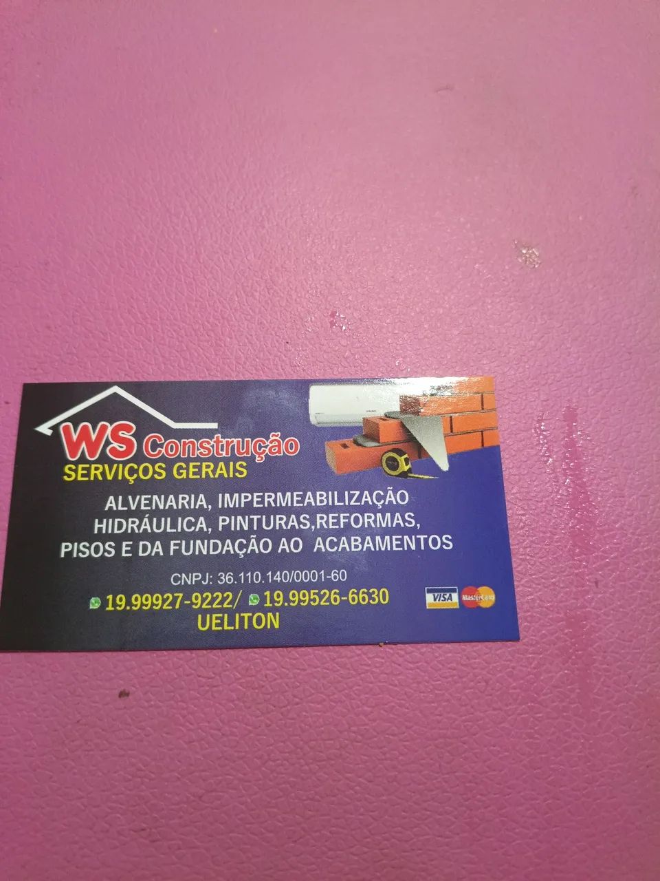 Serviço da fundação ao acabamento 