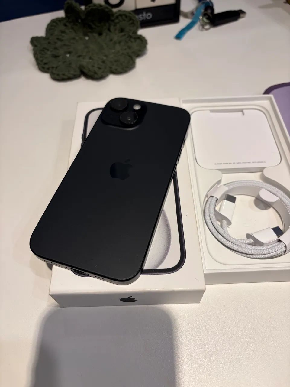 IPhone 15 - 128GB - Preto - Foto 3