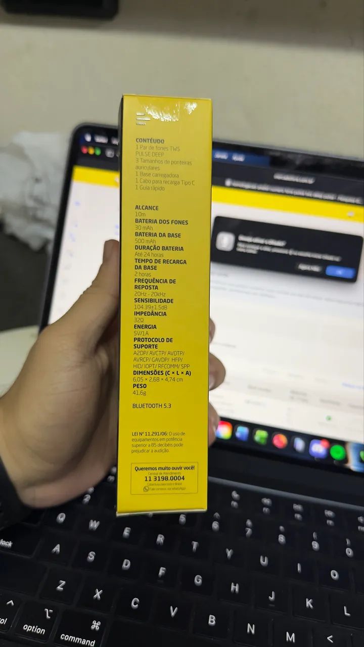 Fone Bluetooth Pulse DEEP  - Foto 3