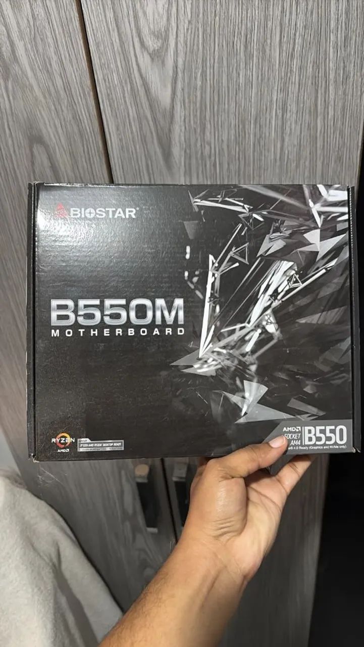 Kit Placa mãe AMD am4 + Processador Ryzen 5 4500
