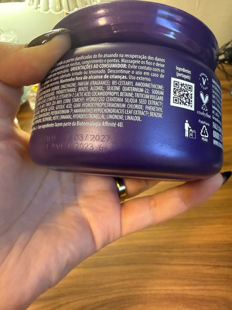 Máscara Eudora Siage resgate imediato balm preenchedora - Foto 4