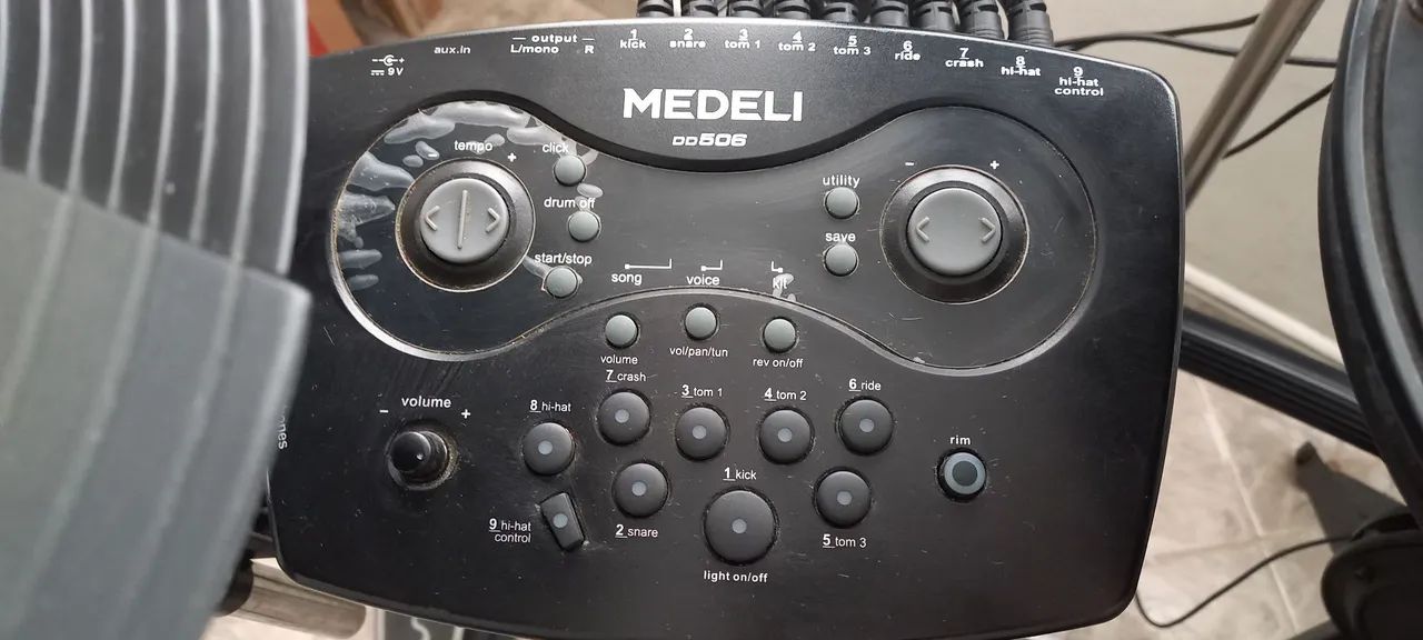 BATERIA ELETRÔNICA + PEDAL DUPLO ODERY - Foto 5