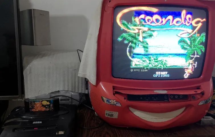 Greendog original Americano para Mega Drive - Jogos de Vídeo Game