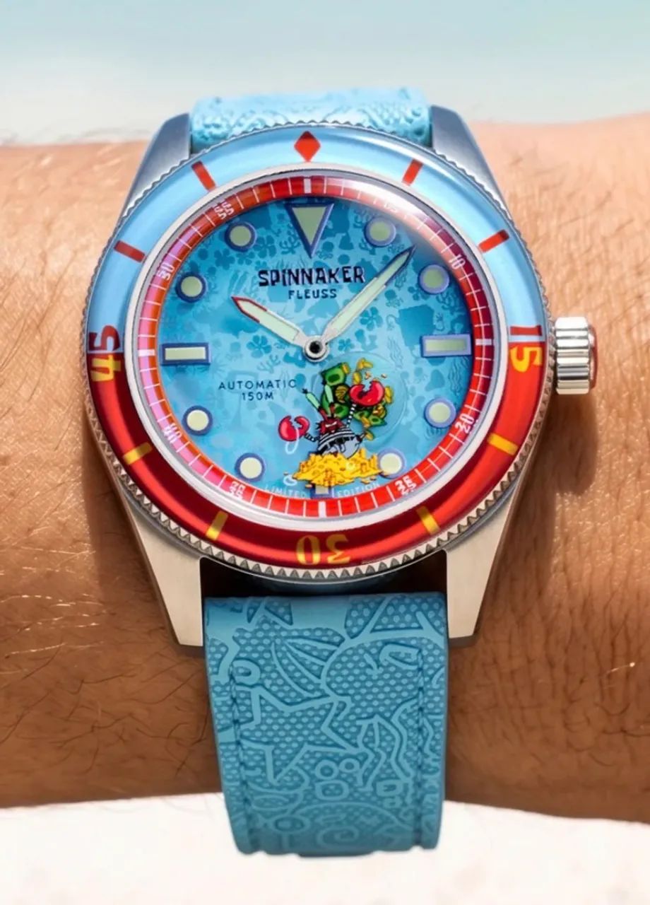 Relógio Spinnaker Edição Limitada Bob Sponja Azul - Foto 2