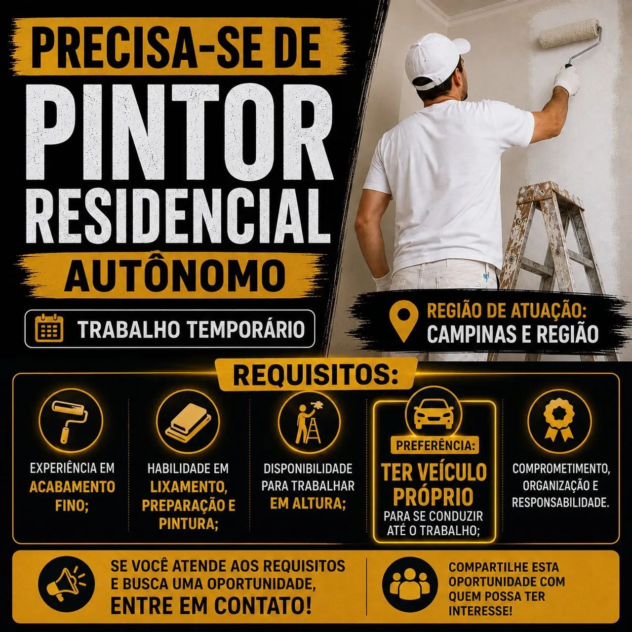 Precisa-se de Pintor 