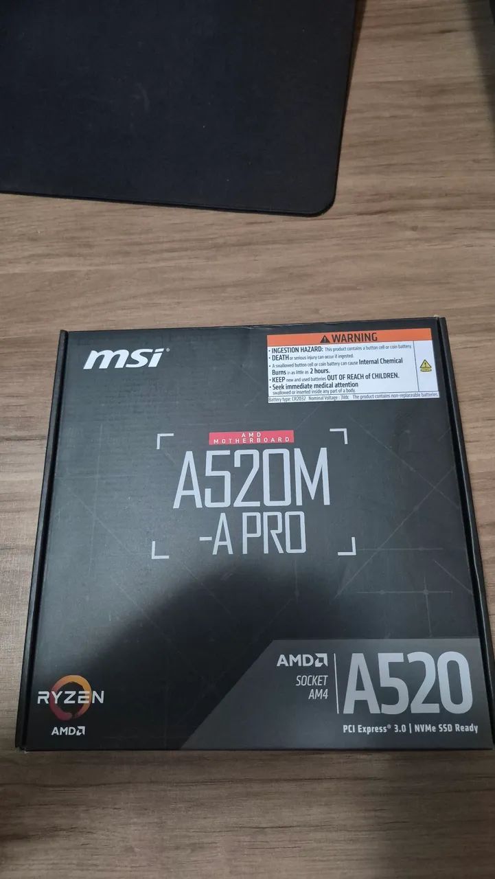 Placa mae A520m msi am4 - Foto 4