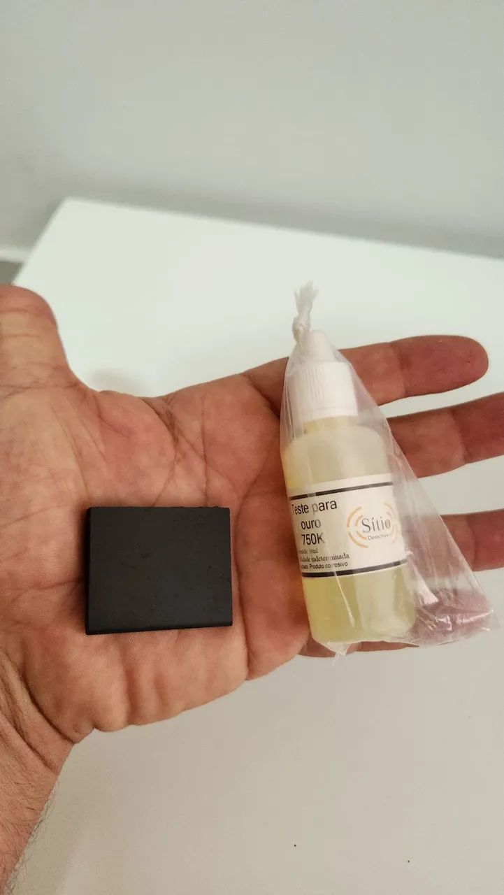 Kit Teste Prata e Ouro - Pedra + Ácido - Novo - Testar Prata 925 - Ouro 18k - Foto 4