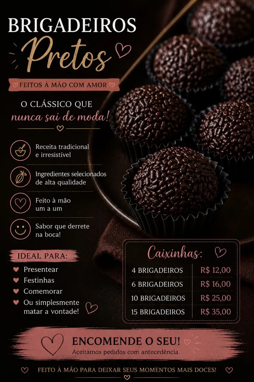 Brigadeiros por encomenda 