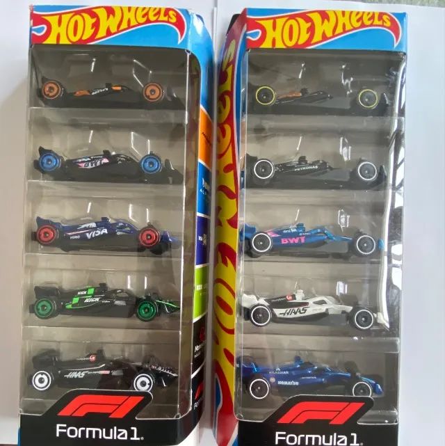 Hot Wheels F1 Pack 2024 e 2025 - Lote Formula 1 Mainlines