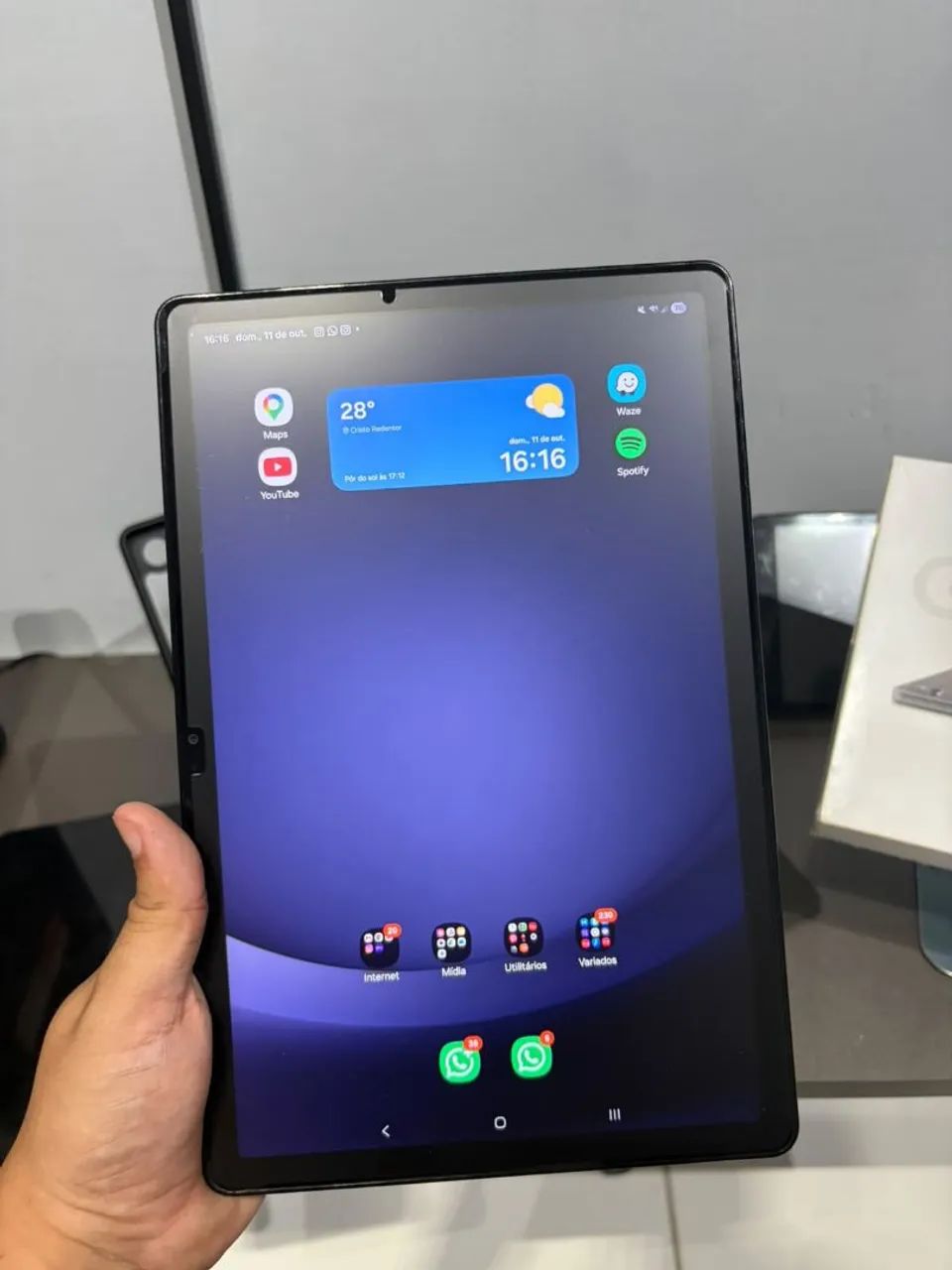 Tablet Samsung Galaxy Tab A9+ 5G com 128 GB - Foto 3