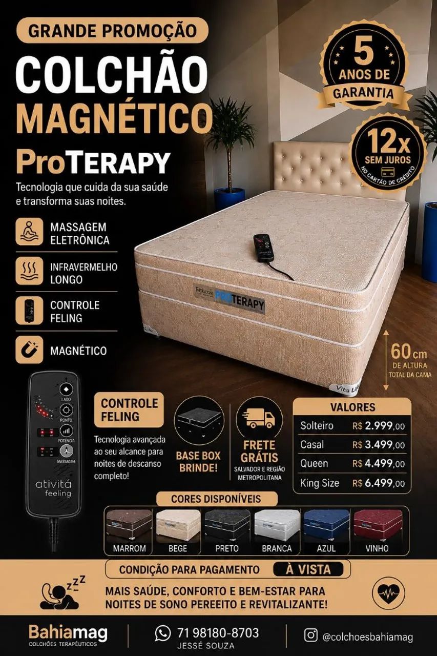 Colchão Magnético Pro Terapy