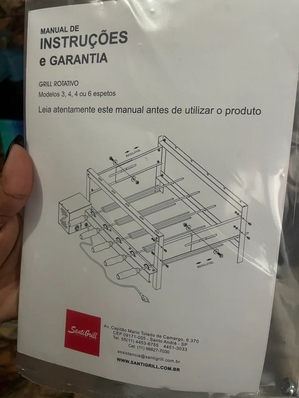 CHURRASQUEIRA GIRATÓRIA PARRILA - Foto 2