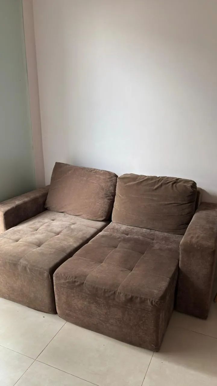 Sofá Retrátil 2 Lugares (2,00m x 1,00m) - R$ 450 - Foto 5