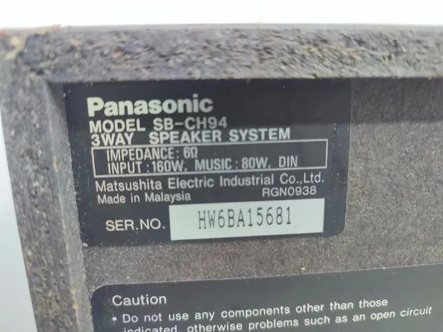 caixa sb-ch94 panasonic - Foto 2