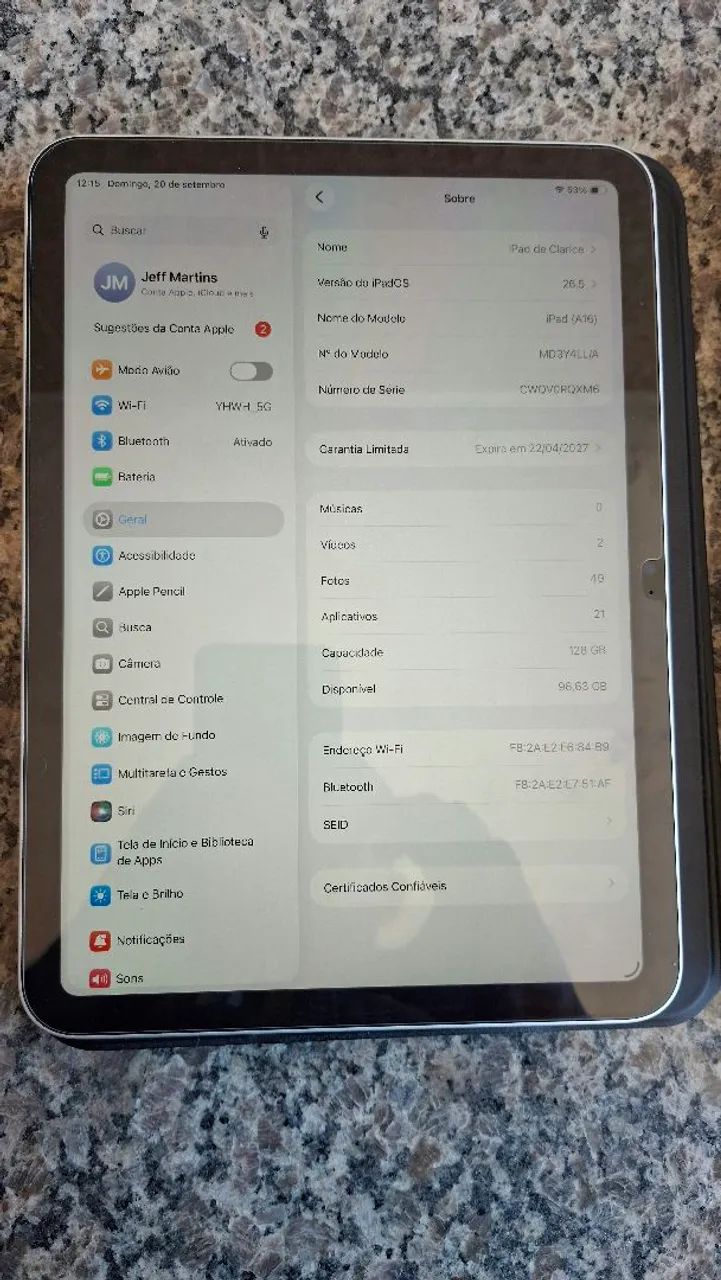 IPAD 11 (A16) 128GB WIFI (garantia apple) - Foto 3