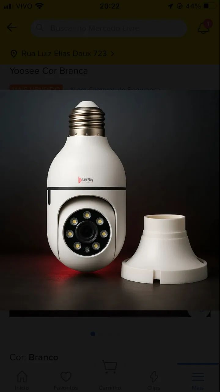 Câmera de Segurança Portátil 