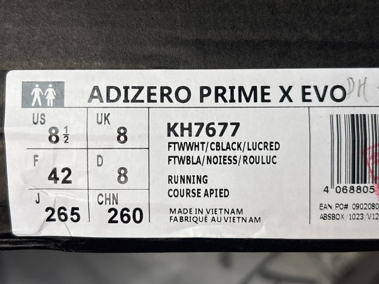 Adizero Prime X Evo