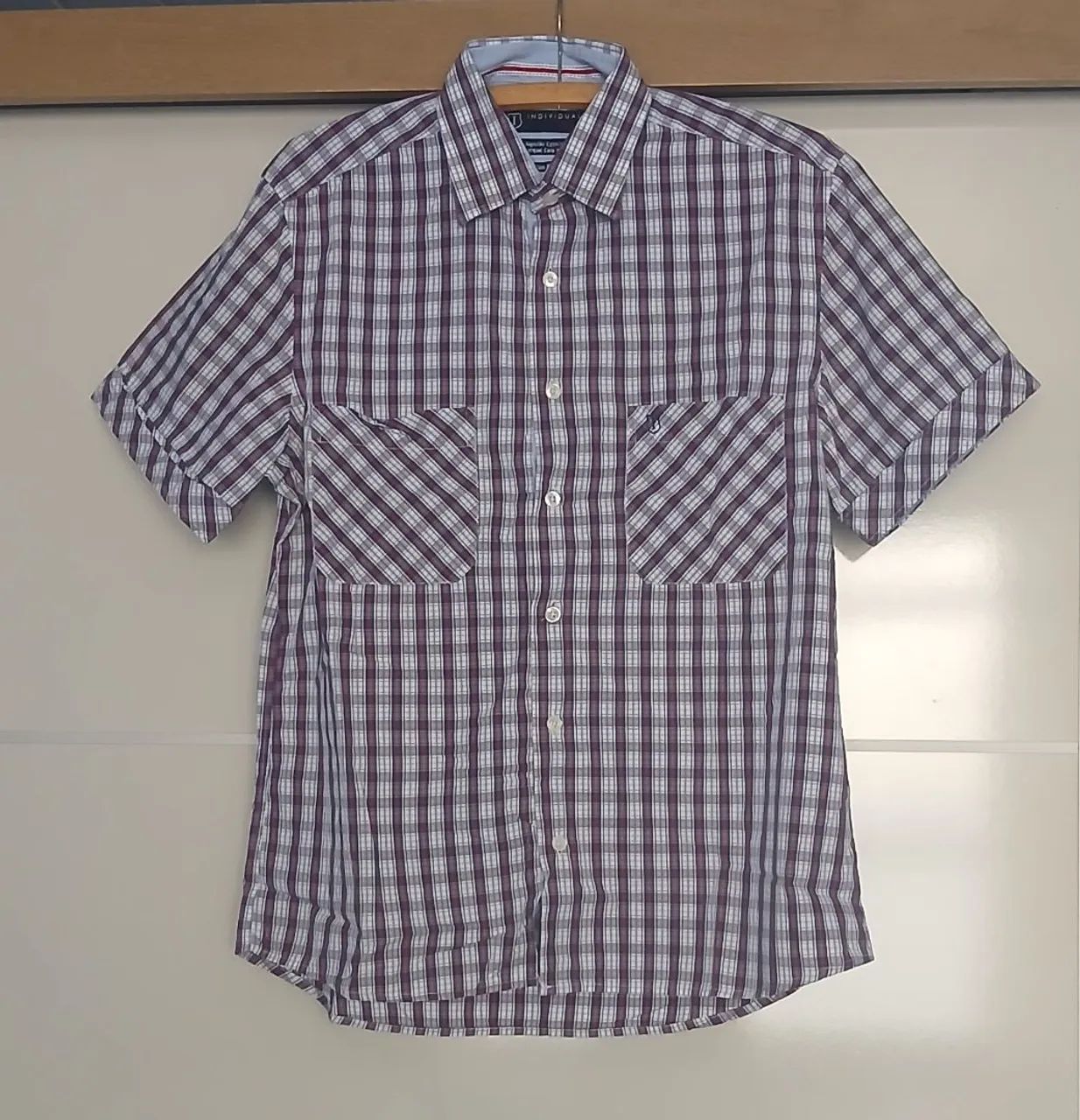 Camisa Xadrez Com Bolsos