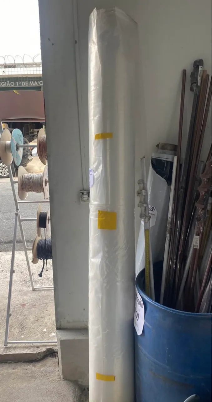 lona transparente reforçada com 8 de largura  - Foto 2