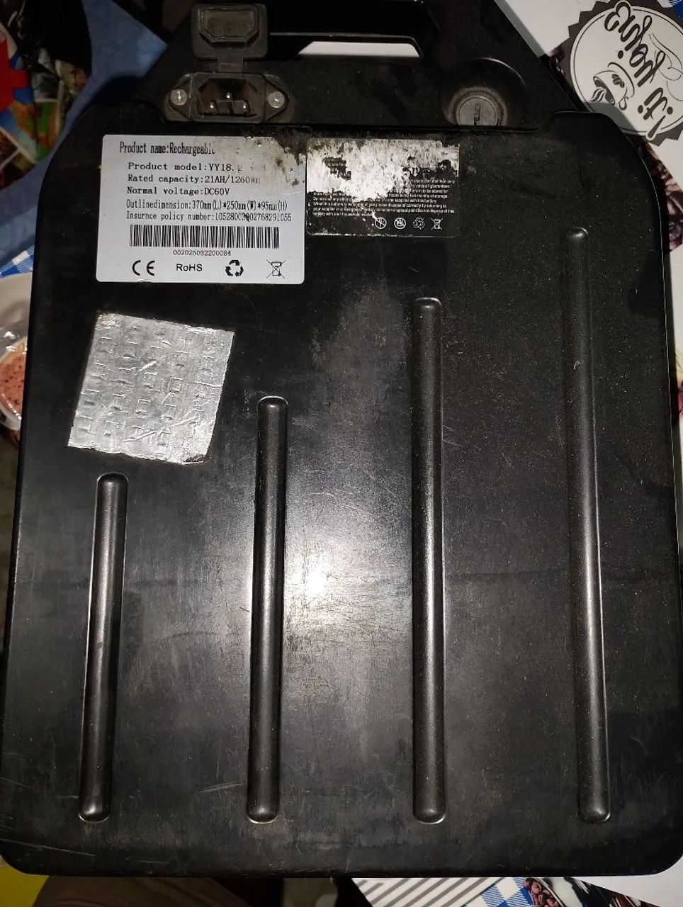 Bateria de scooter 60v 21ah o conector tá ruim  - Foto 5