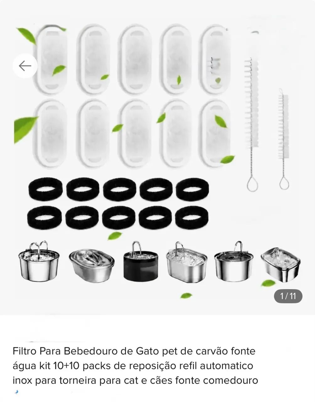 Filtro Para Bebedouro de gato - Foto 2