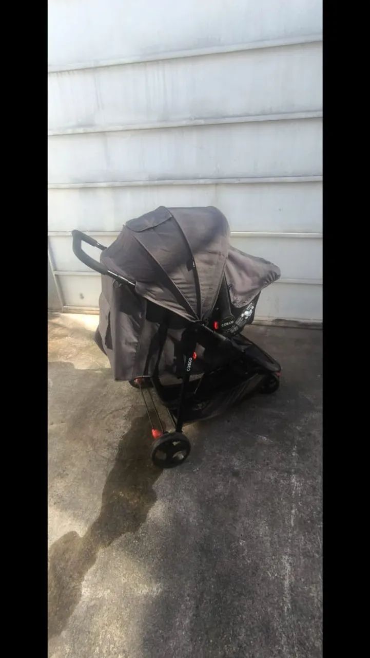 Carrinho com bebê conforto cosco - Foto 4