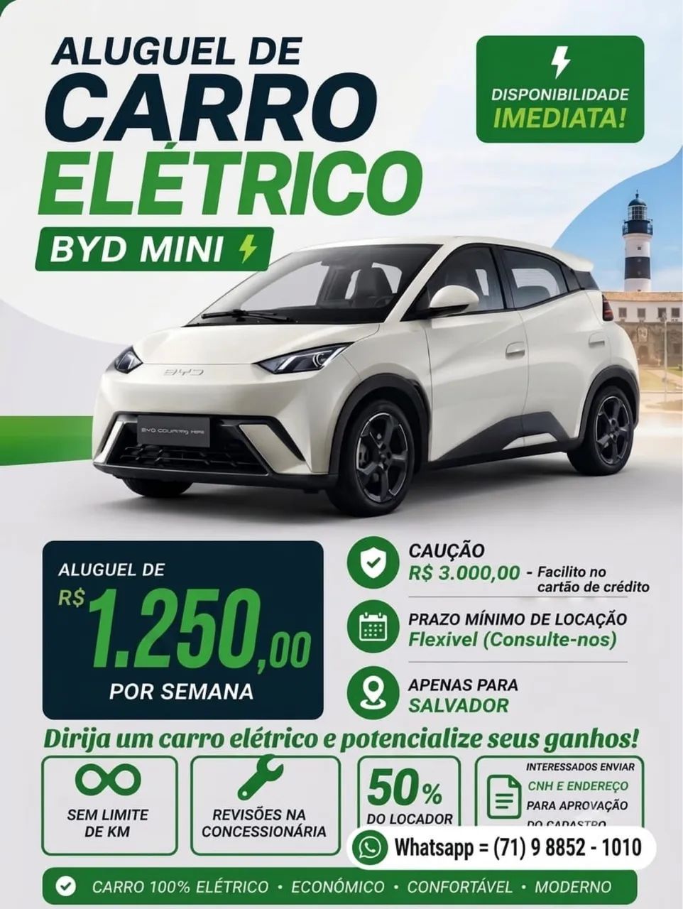 BYD Dolphin Dolphin Mini (Elétrico) 2025
