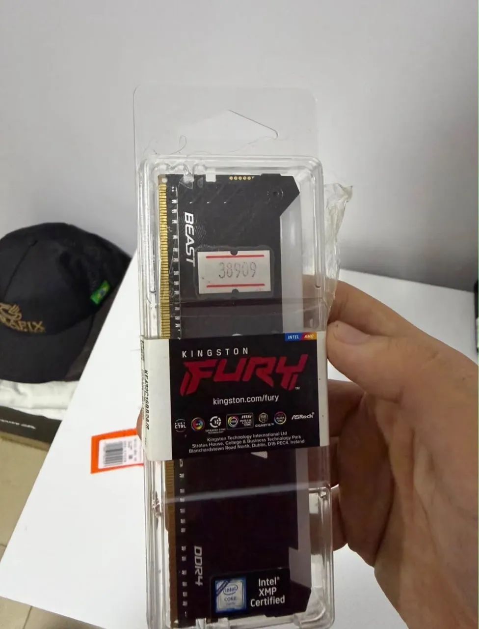 Memória ram 8gb ddr4 fury lacrada 